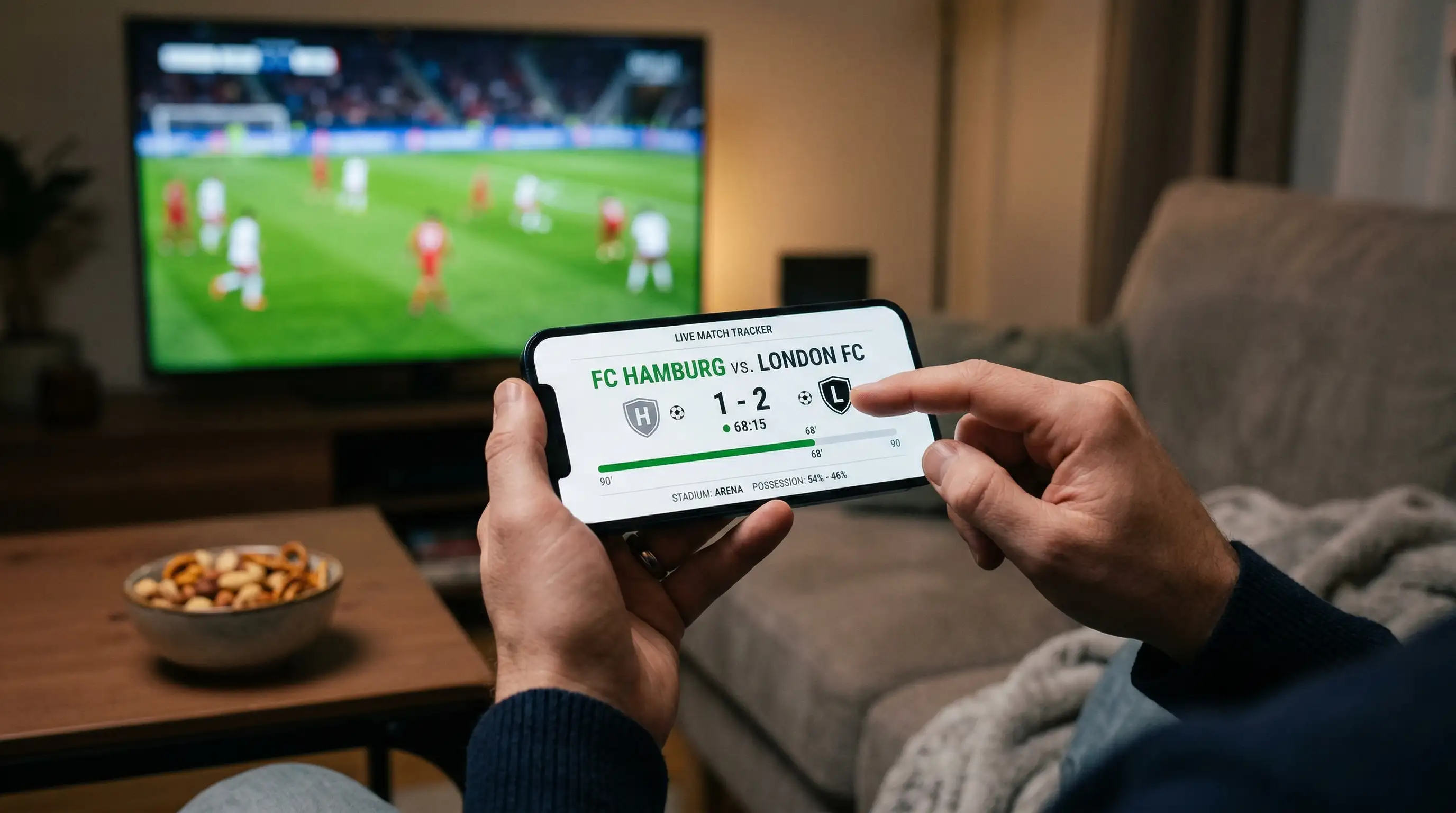 Ecrã de apostas ao vivo num jogo de futebol com funcionalidade de cash out