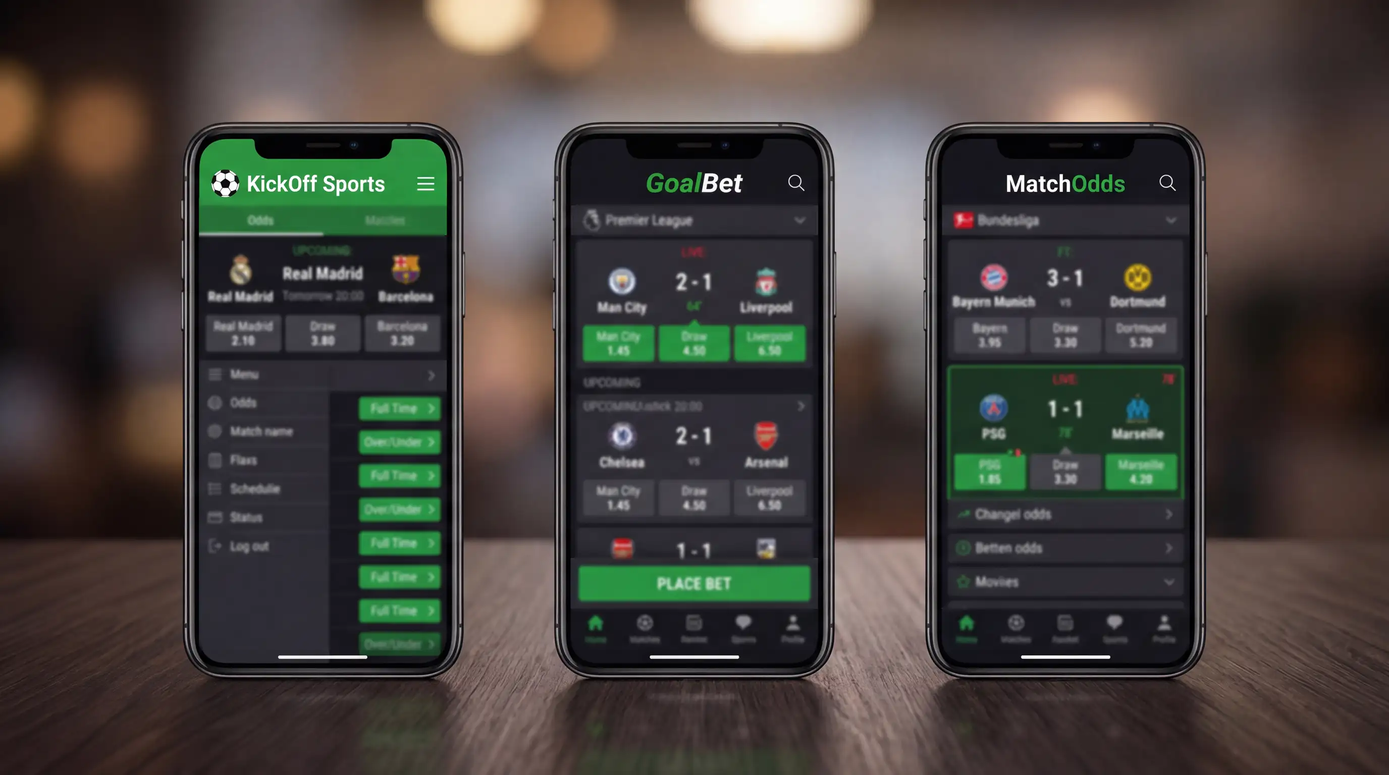 Comparação das apps de apostas de futebol em Portugal